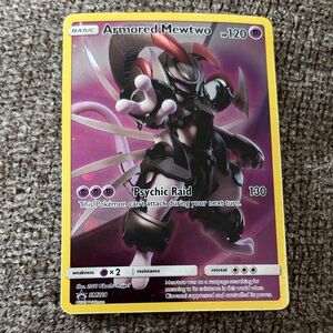 Pokemon Armored Mewtwo Trading Card holo